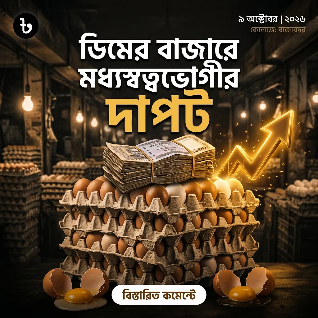 ডিম খামারির লোকসান আর মধ্যস্বত্বভোগীদের দৌরাত্ম্যে পিষ্ট সাধারণ ভোক্তা